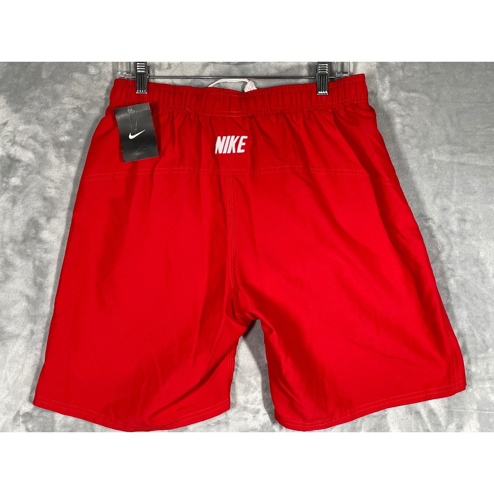 Nike Mens Red Swim Trunks Mesh Lined Board Shorts TFSS0325 Size L NWT 2012